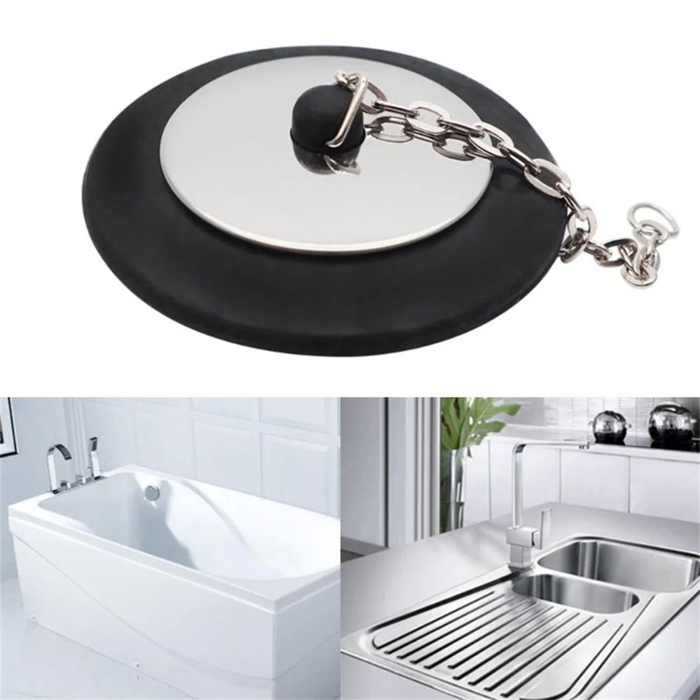 1Pcs Durable Rubber Tub Stoppe - Drain Pipe Clip 评论和价格