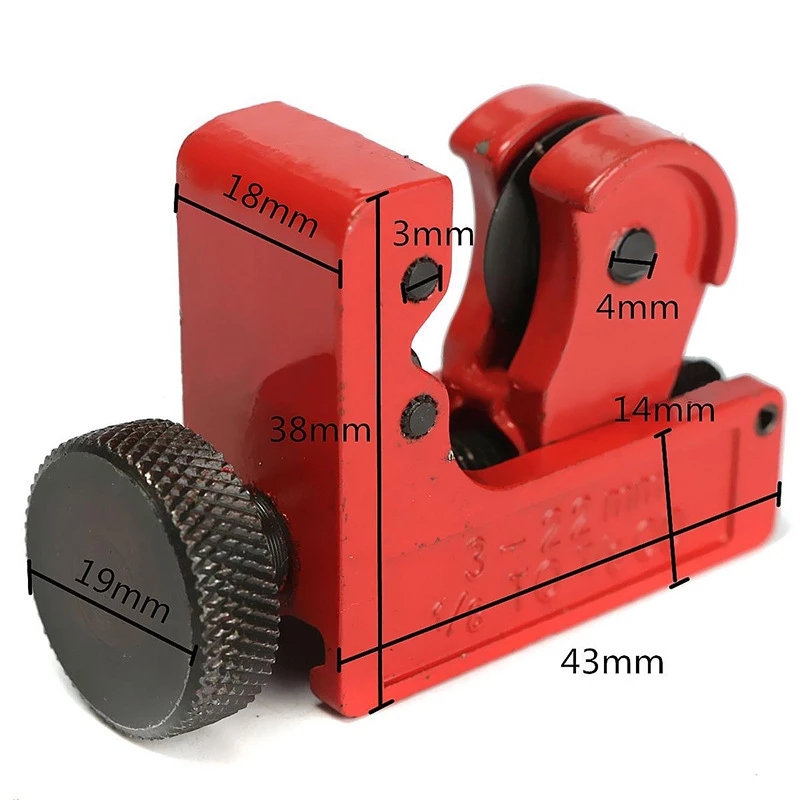 1PC 3-22/3-16mm Mini Alloy Ste - Pipe Cutter Ratchet 评论和价格