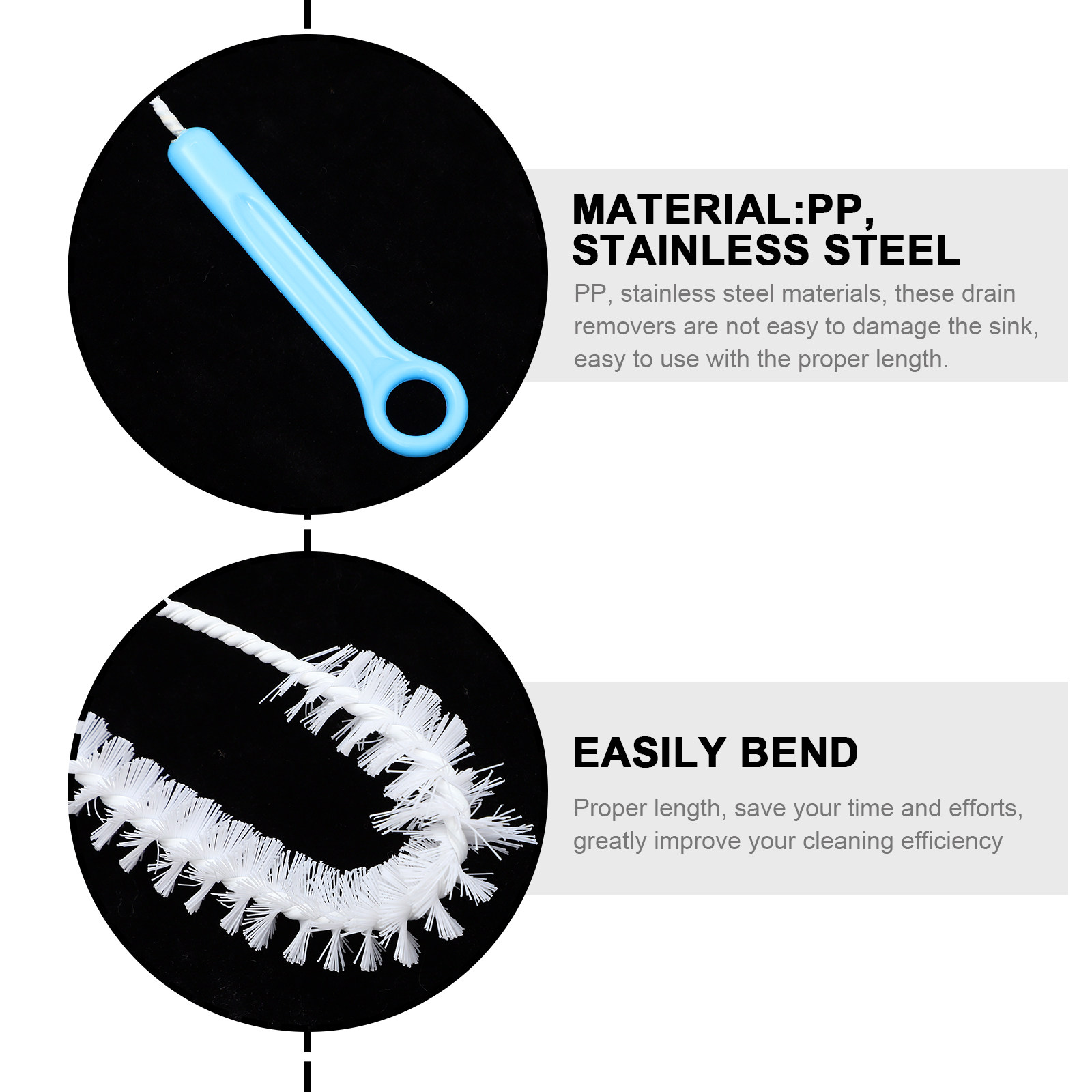 Flexible Drain Cleaning Brush  - Drain Snake Flexible 评论和价格
