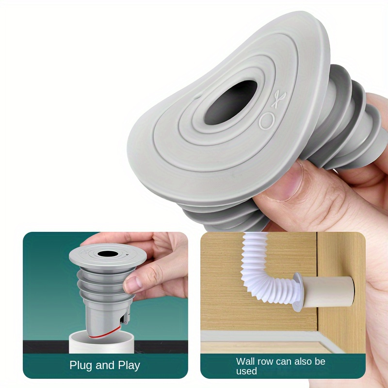 1PC Silicone Floor Drain Seal  - Drain Pipe Clip 评论和价格