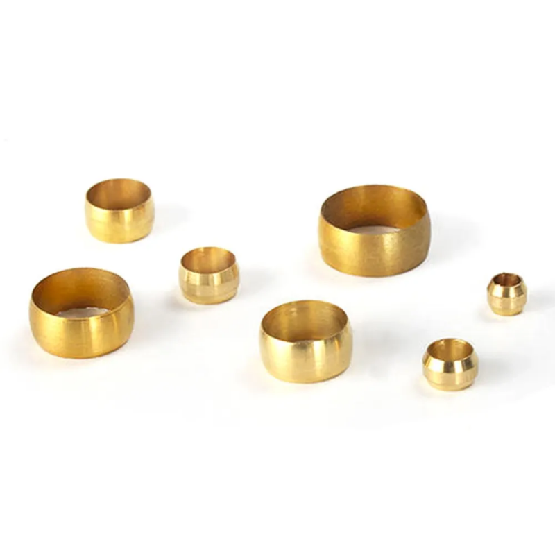 10Pcs Brass Double taper ferru - Compression Fitting Brass 评论和价格
