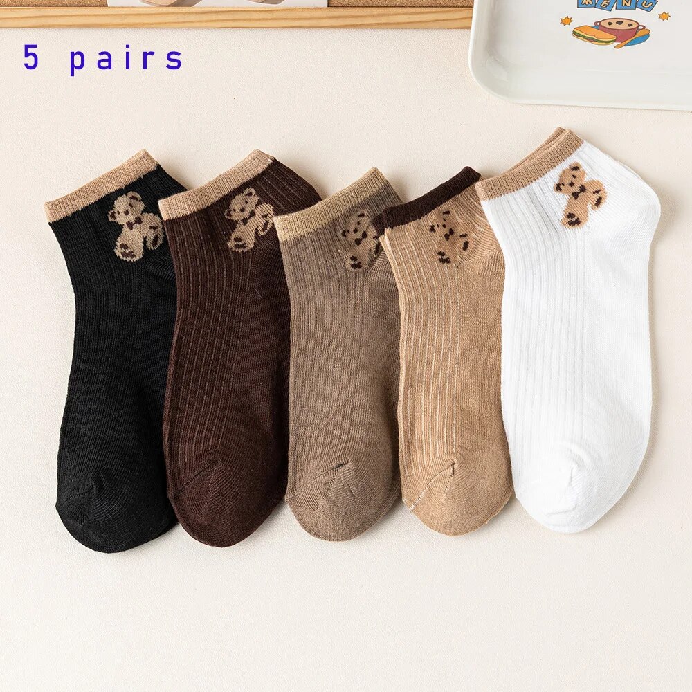 5 Pairs of Cute Teddy Bear WOM - Pipe Bending Spring 评论和价格