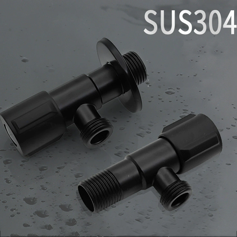 Black Stainless Steel Triangle - Toilet Fill Valve 评论和价格