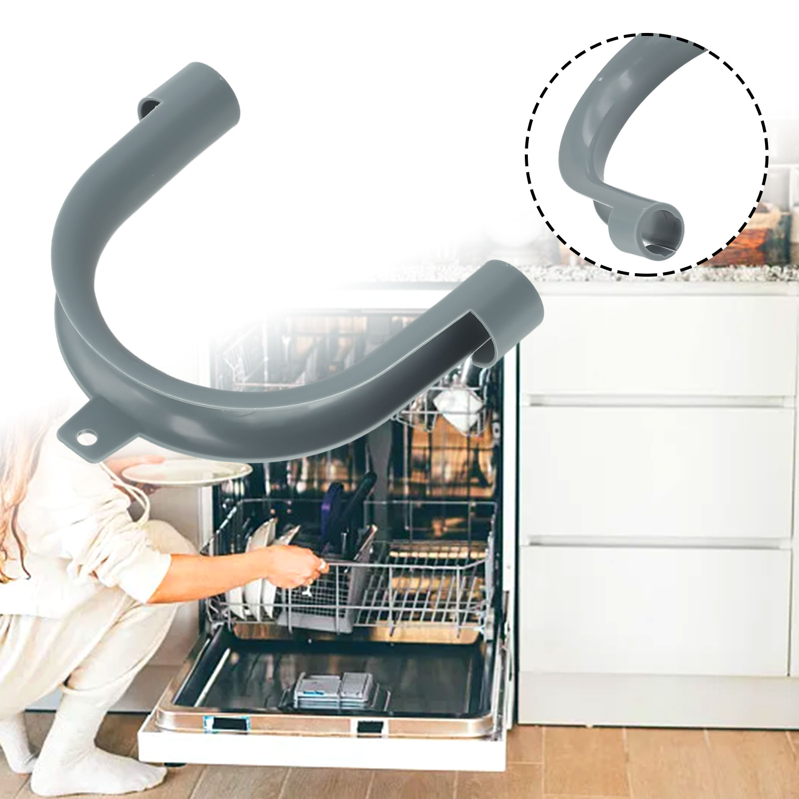 U-Shape Drain Hose Guide Assem - Drain Pipe Clip 评论和价格