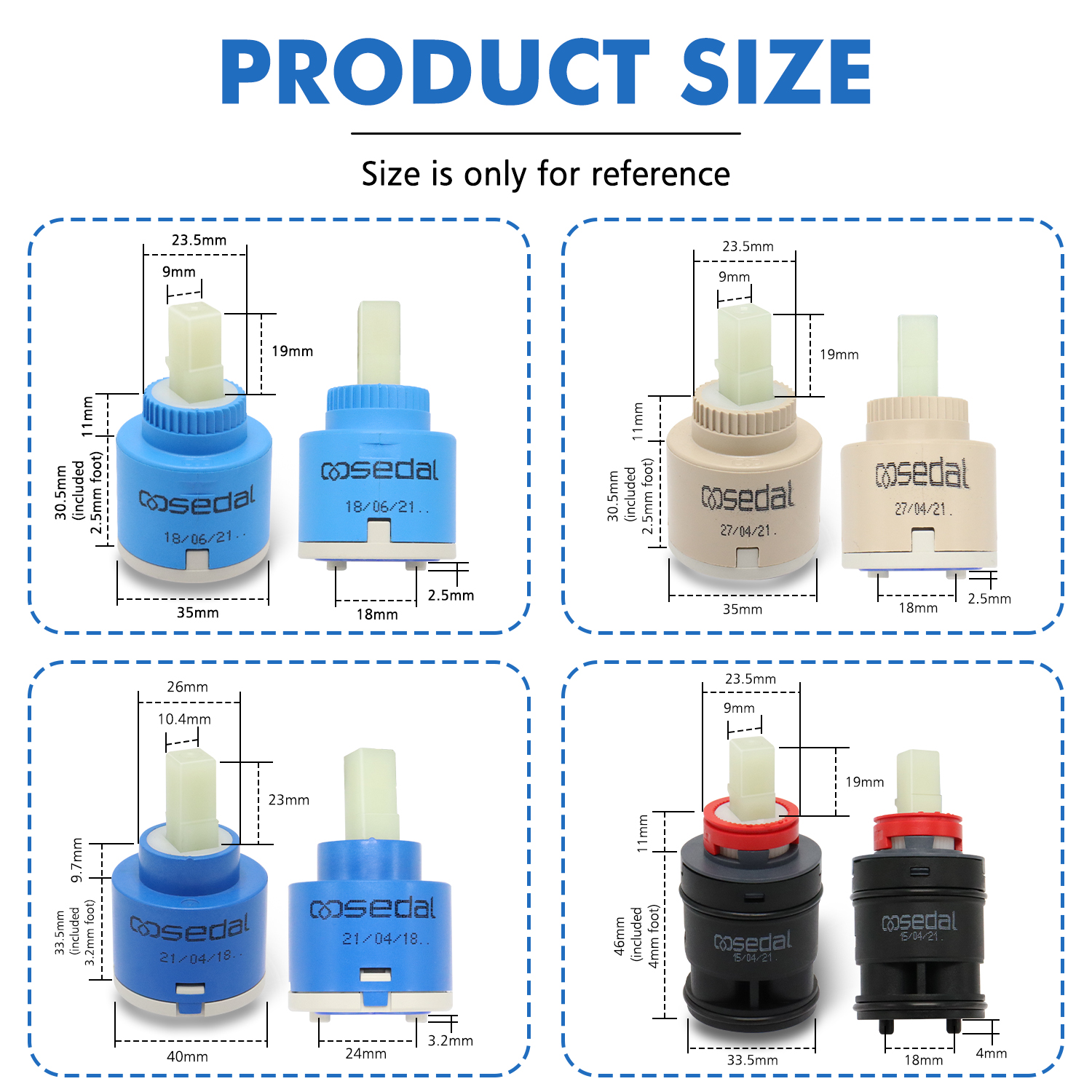 1pc Watersaving Replacement Ce - Basin Mixer Cartridge 评论和价格