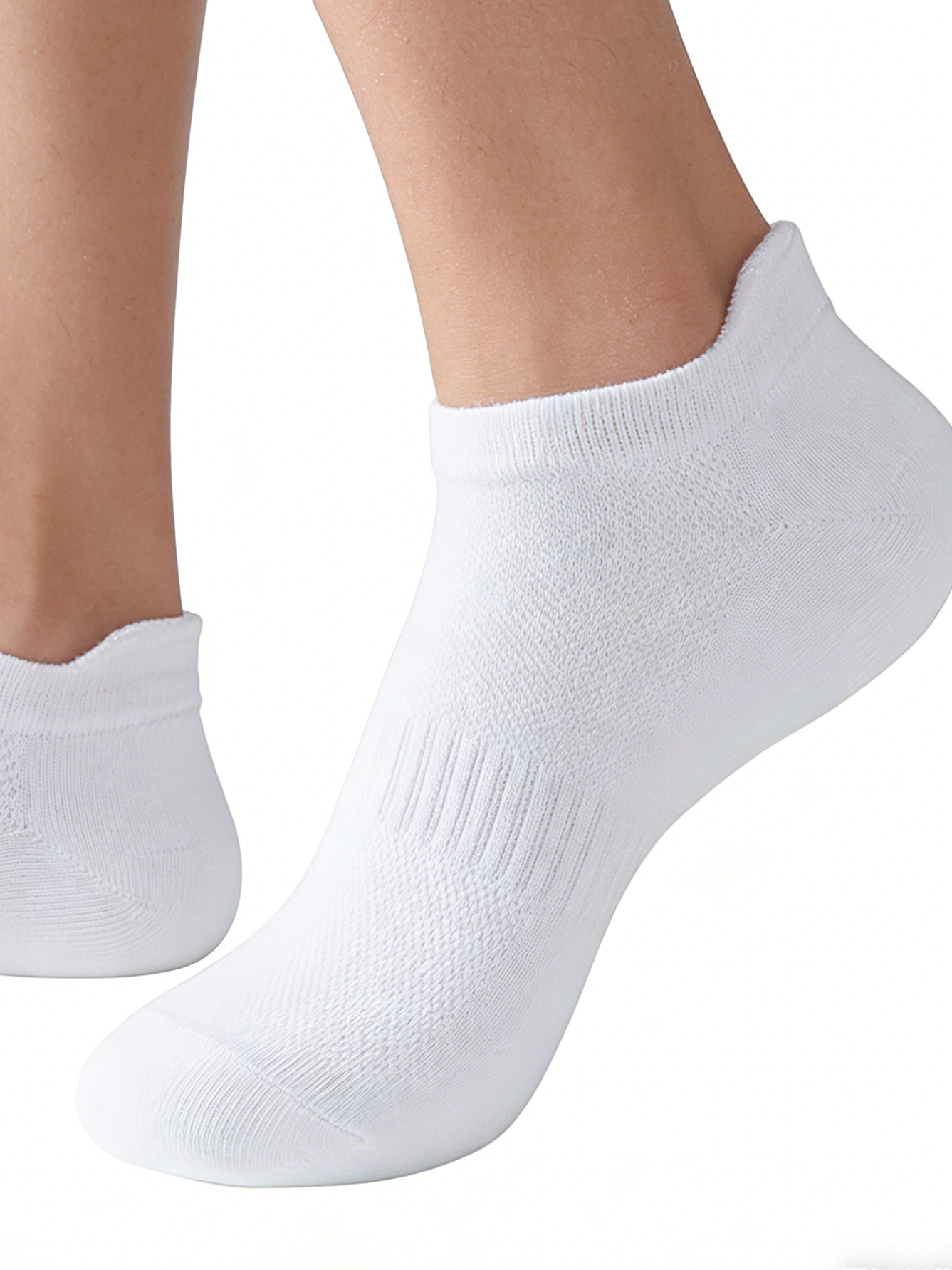 6 Pairs Women Men White Ankle  - Pipe Bending Spring 评论和价格