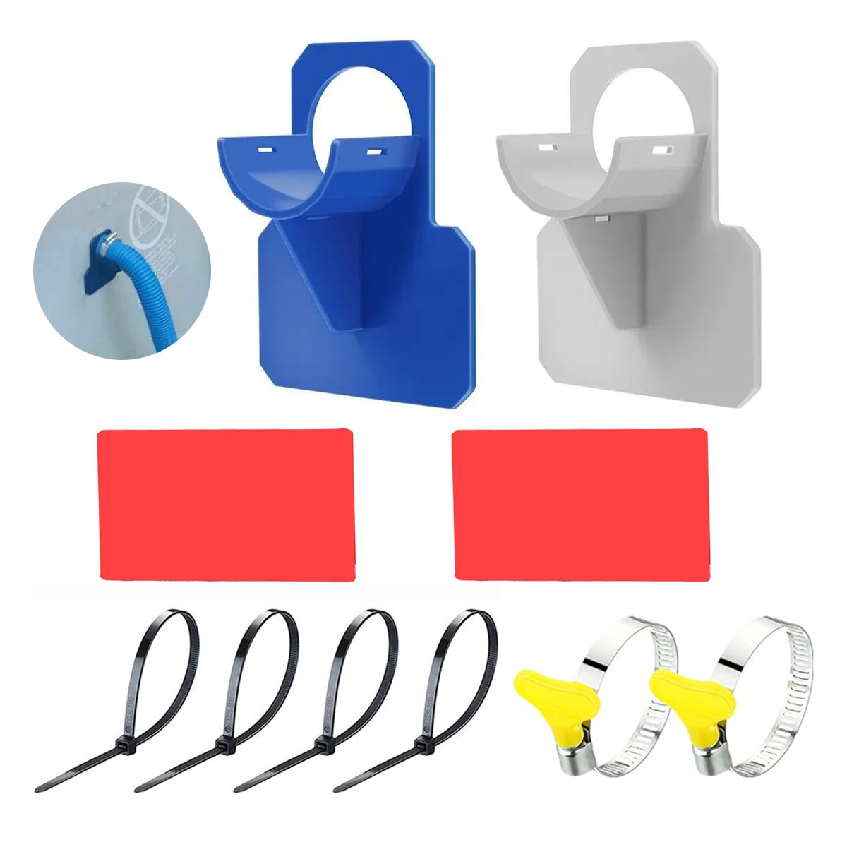 1 Set Swimming Pool Pipe Fixin - Plastic Pipe Clip 评论和价格