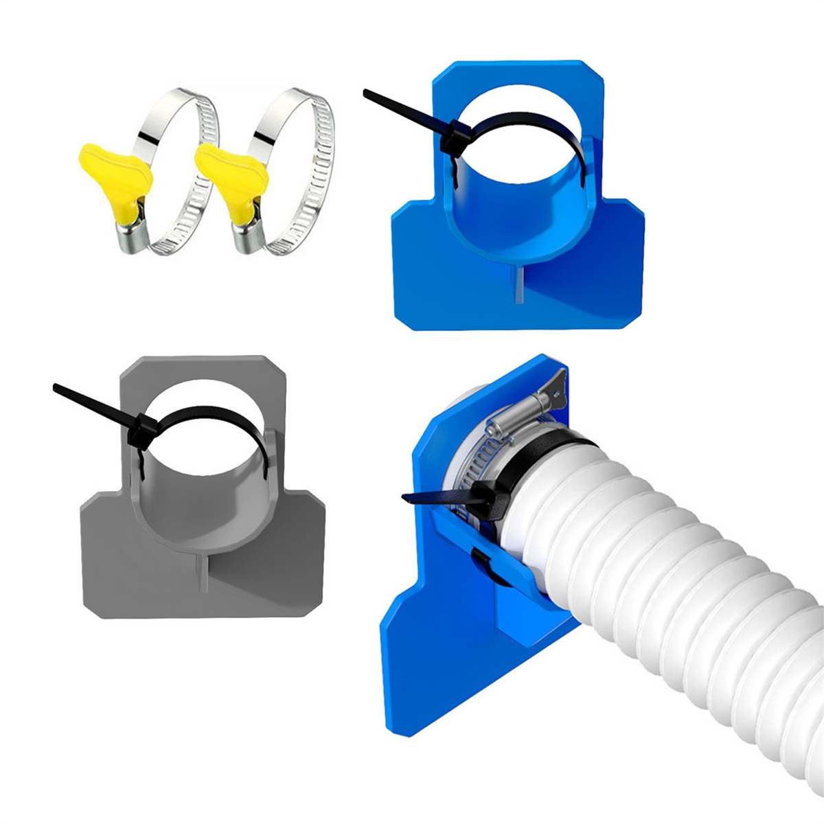 1 Set Swimming Pool Pipe Fixin - Plastic Pipe Clip 评论和价格