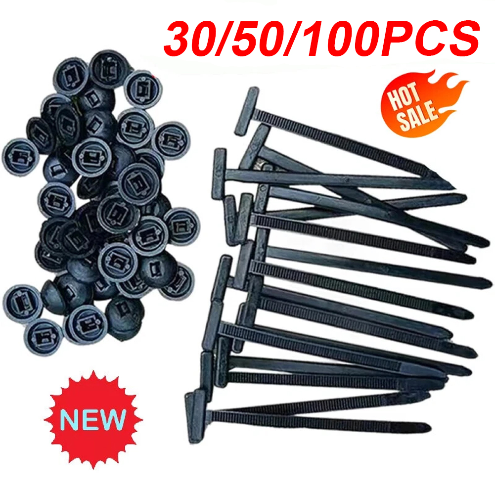 500/100/50Pcs Self-Locked Nylo - Plastic Pipe Clip 评论和价格