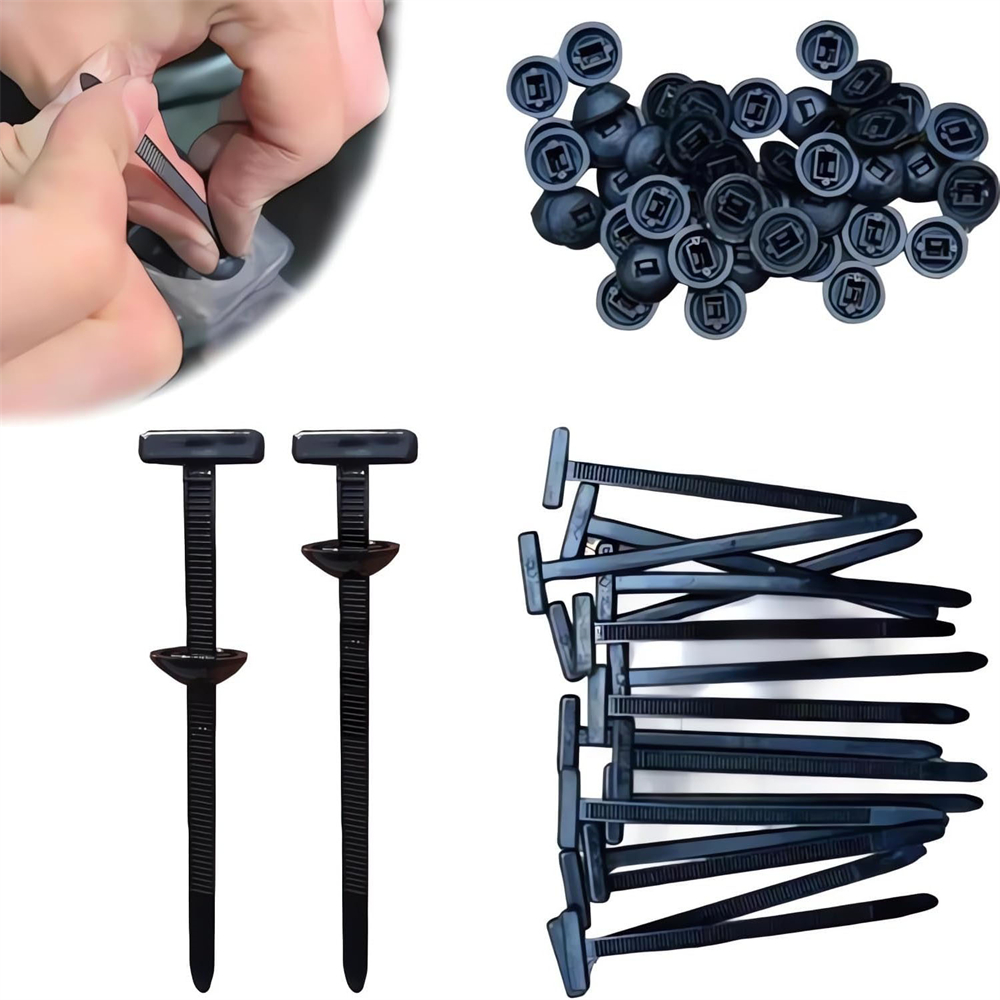 500/100/50Pcs Self-Locked Nylo - Plastic Pipe Clip 评论和价格