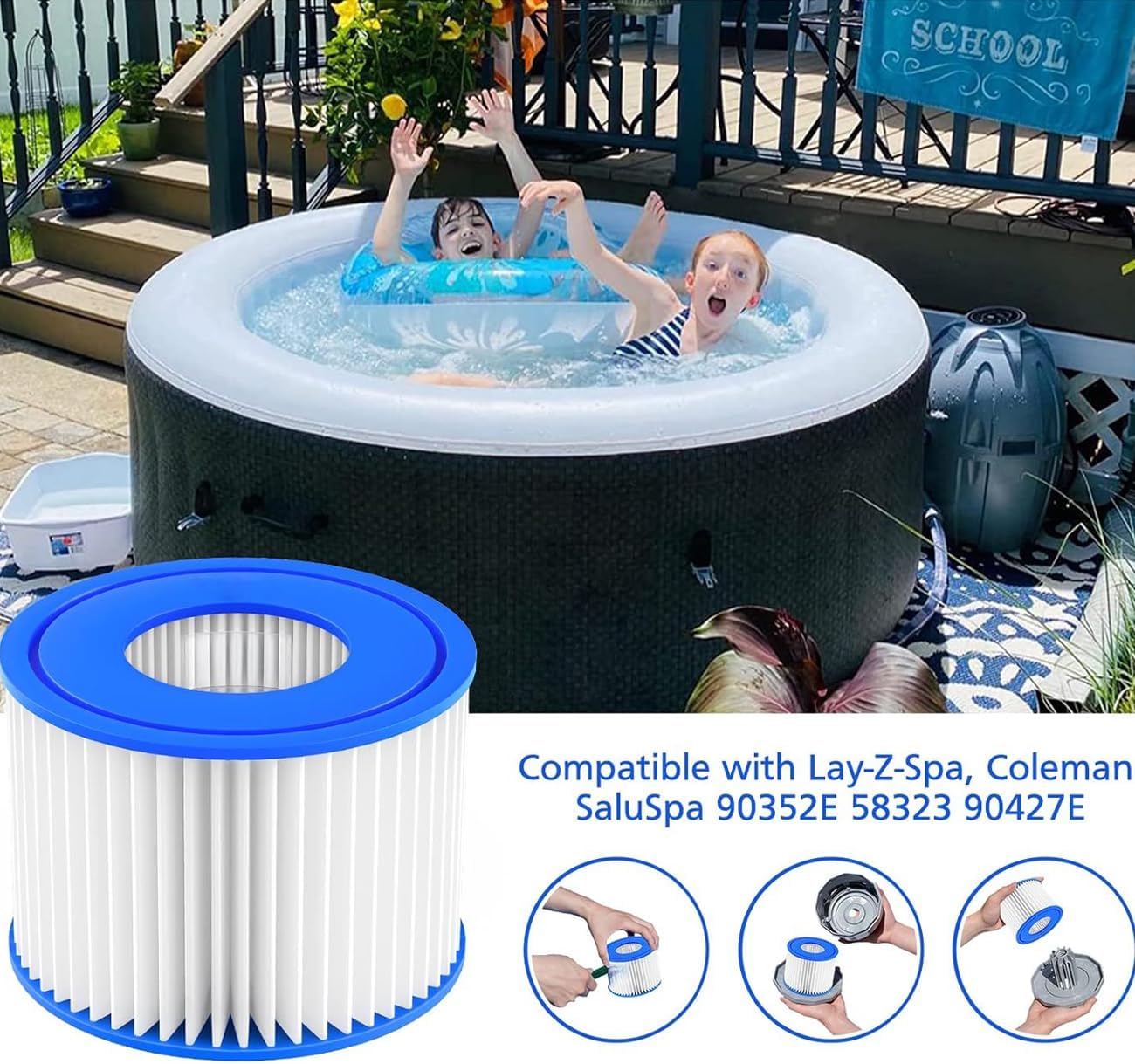 Hot Tub Filter for Bestway Fil - Basin Mixer Cartridge 评论和价格